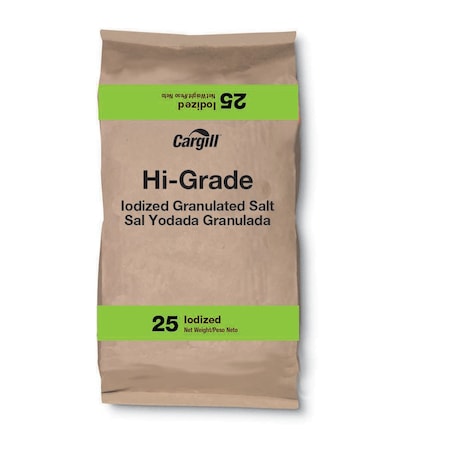 Cargill Hi-Grade Iodized 25lbs 100012517